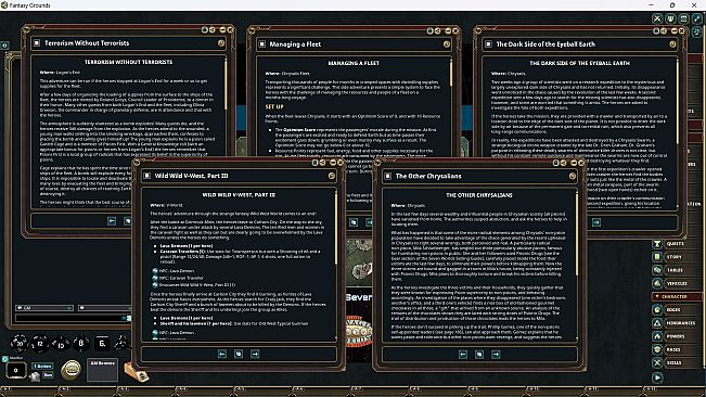 Fantasy Grounds - Seven Worlds Module 6: Exodus