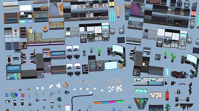 RPG Maker MV - Winlu Cyberpunk Tileset - Interior