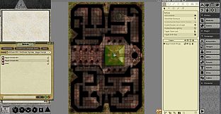 Fantasy Grounds - Pathfinder RPG - Pathfinder Flip-Mat: Bigger Temple
