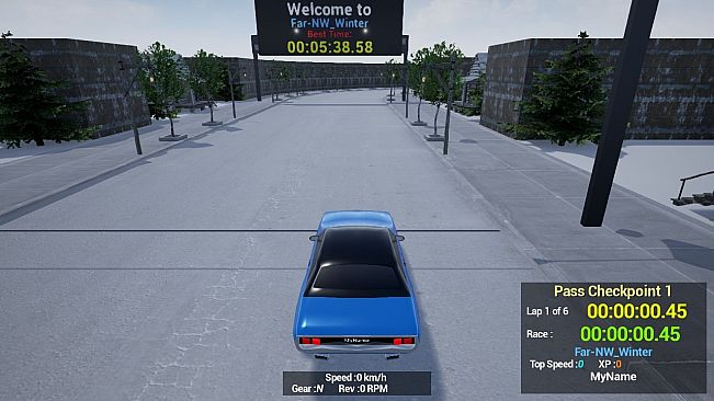 Maze Workout - Western Lost Solo Car Racer