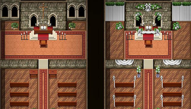 RPG Maker MV - KR Holy Saints Cathedral Tileset