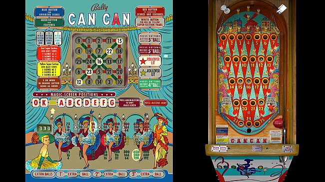 Bingo Pinball Gameroom - Bally Can Can