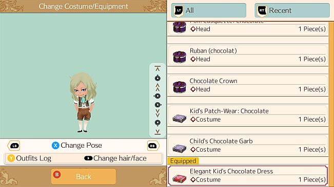Chocolate Attire - WorldNeverland - Daily Life in the Elnea Kingdom - Another Life Adventure