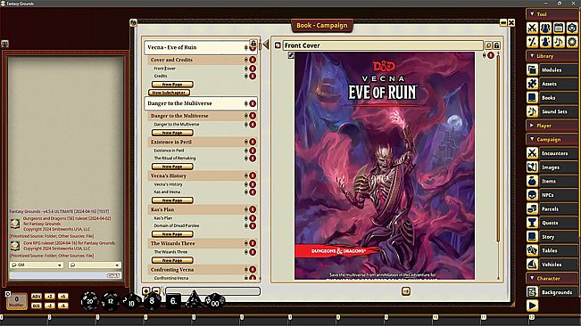 Fantasy Grounds - D&D Vecna: Eve of Ruin