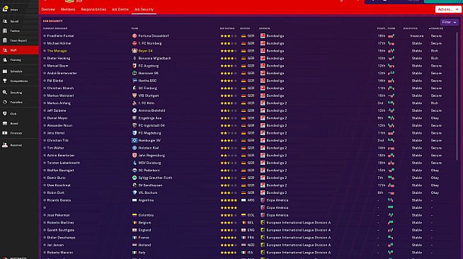 Football Manager 2019 Touch - No Sacking