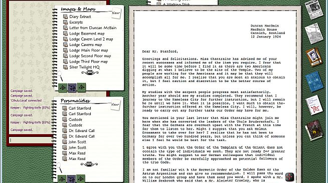 Fantasy Grounds - Call of Cthulhu: Shadows of Yog-Sothoth