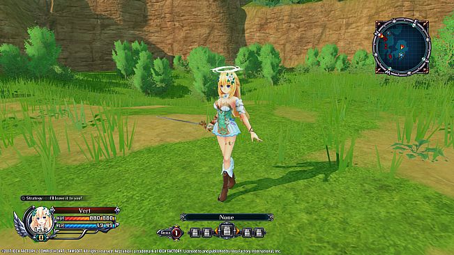 Cyberdimension Neptunia: 4 Goddesses Online - Green Heart Angel Ring