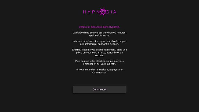 Hypnosia - Application d'Hypnose avec Reconnaissance Vocale