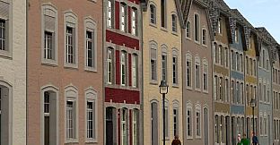 Modellset 1 - Bahnhof, Häuser, Scheunen