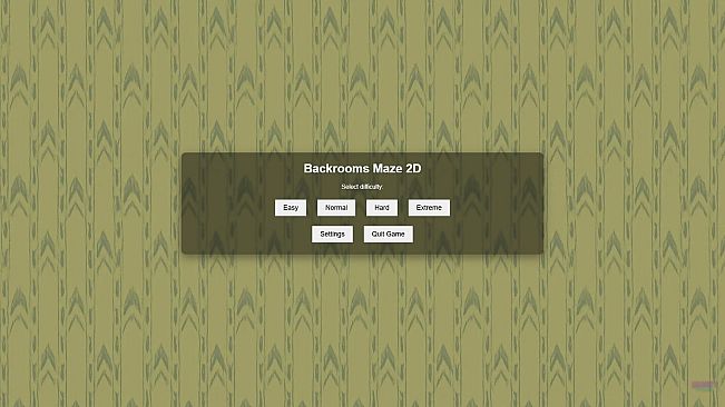Backrooms Maze 2D