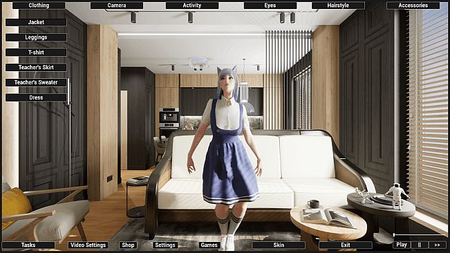 Virtual Girlfriend Lia - Nerd Girl