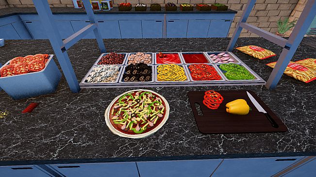 Pizza Restaurant Together