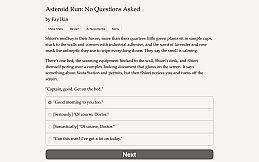 Asteroid Run: No Questions Asked