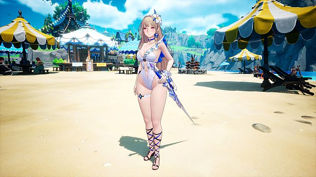 DragonSword : Awakening - Costume : White Flower of the Blue Waves