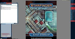 Fantasy Grounds - Starfinder RPG - FlipMat - Giant Starship