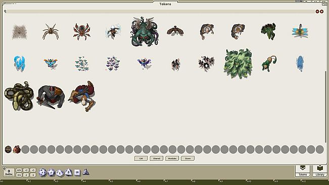 Fantasy Grounds - Devin Night Pack Tome of Beasts pack 7 (Token Pack)