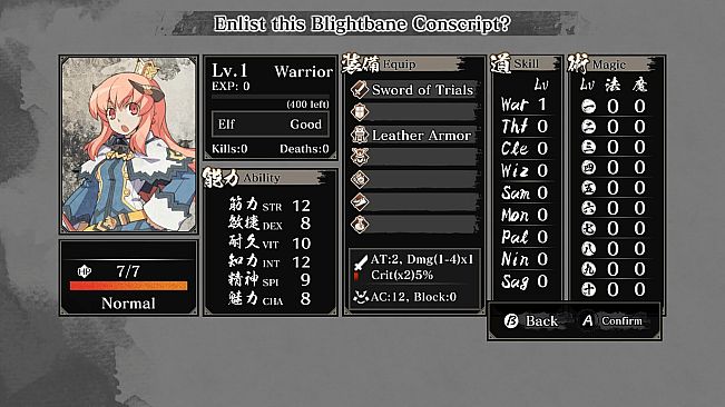 Labyrinth of Zangetsu - Adventure Academia: The Fractured Continent Avatars