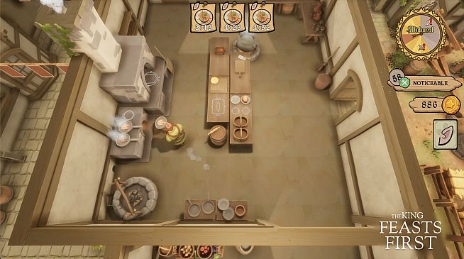 The King Feasts First