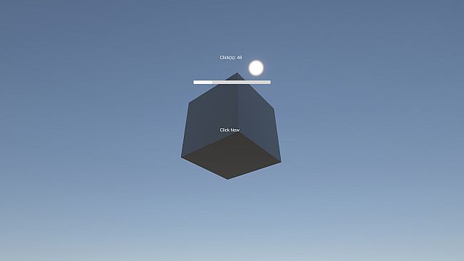 The game where you click on a cube