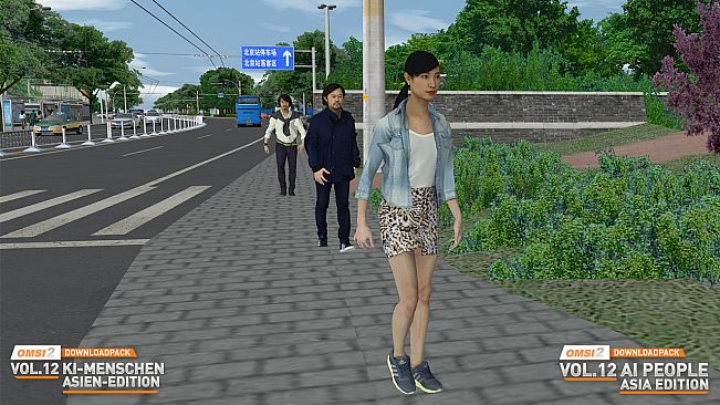 OMSI 2 Add-on Downloadpack Vol. 12 - AI People - Asia Edition