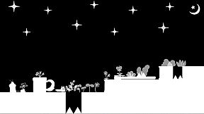 Cats Catching Mice: The Black and White World