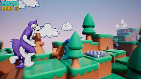 Dino running from a FURRY: GAMESFORFARM