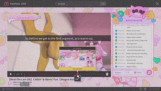 My Fav Chill Streamer Dies a Million Times｜ゆるゆる生配信する推しは100万回死ぬ