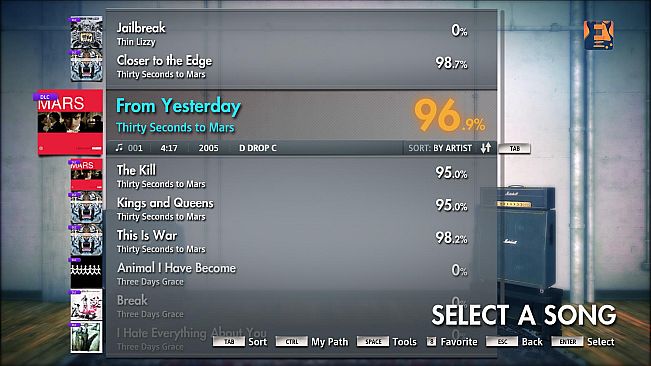 Rocksmith 2014 – Thirty Seconds to Mars - “From Yesterday”
