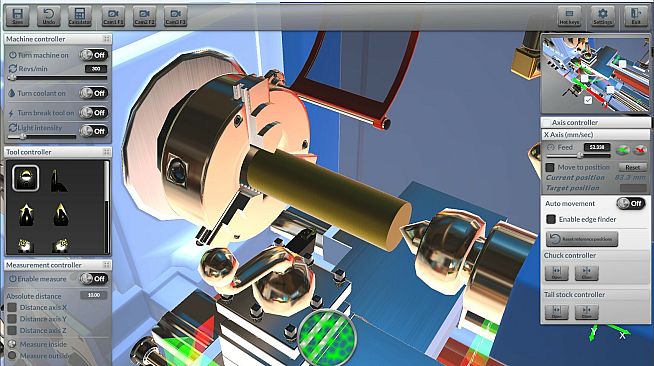 Lathe Machine Simulator