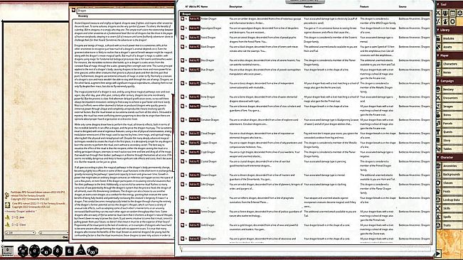 Fantasy Grounds - Battlezoo Ancestries: Dragons