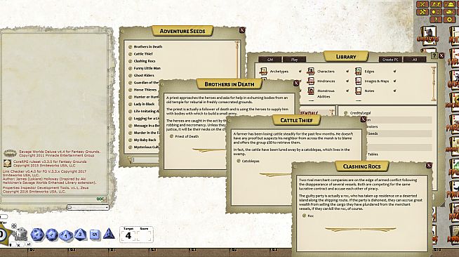 Fantasy Grounds - Fantasy Bestiary Toolkit (Savage Worlds)