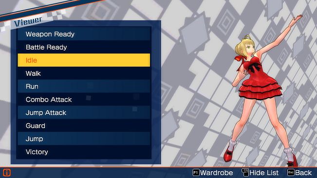 Fate/EXTELLA - Deep Crimson Dress