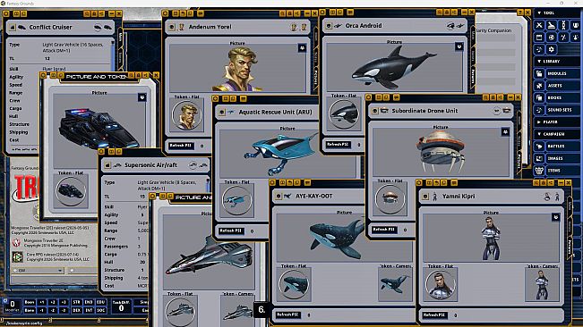 Fantasy Grounds - Traveller - Singularity Companion