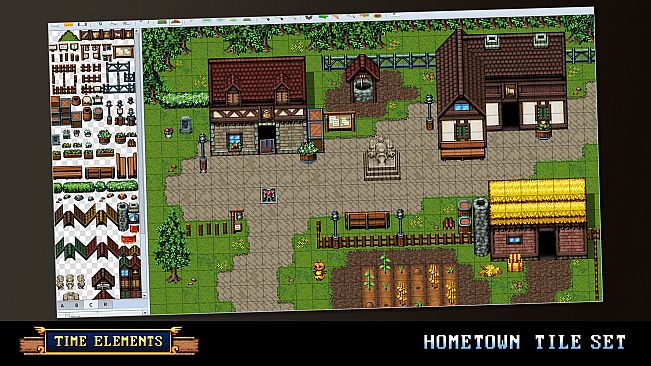 RPG Maker MV - Time Elements - Hometown Tileset