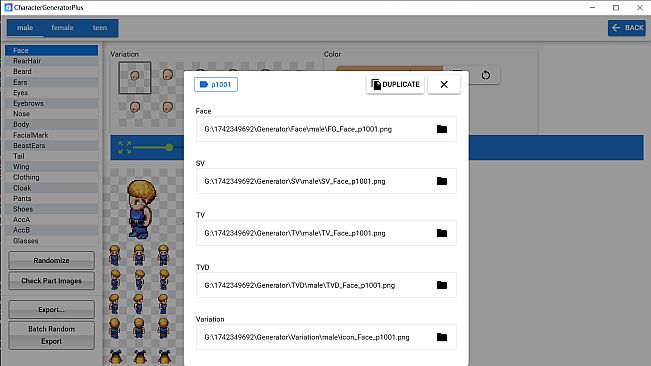 Character Generator Plus