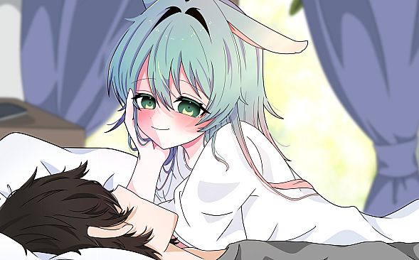 The rabbit and Tamaki are Taking a break!