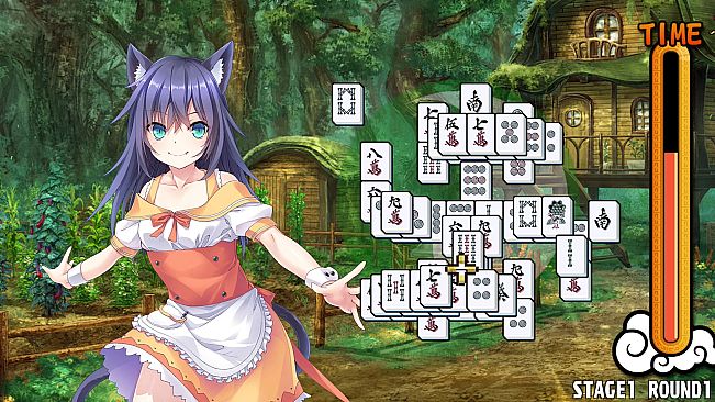 Pretty Girls Mahjong Solitaire - Green