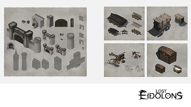 Lost Eidolons - Artbook & World Map