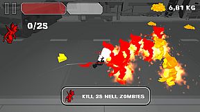 Stickman Killing Zombie