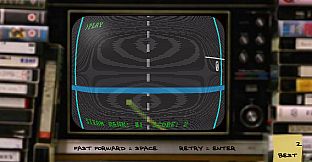 FIRST STEAM GAME VHS - COLOR RETRO RACER : MILES CHALLENGE