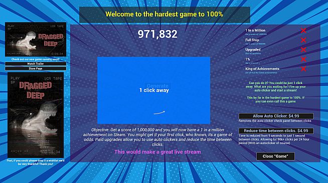 1 in a Million | A game of odds