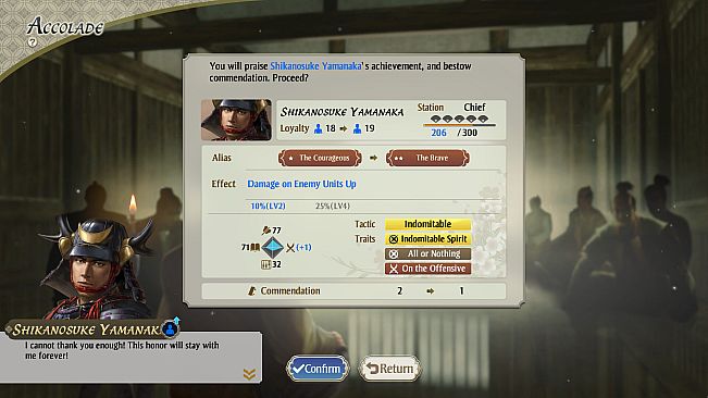 "NOBUNAGA'S AMBITION: Awakening" Additional Officer Graphics and Trait of Popular Officers from the "NOBUNAGA'S AMBITION" 40th Anniversary Series' Popularity Rankings