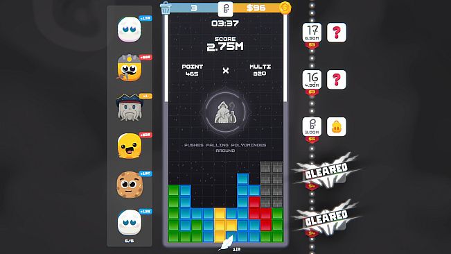 POLYDROP: Either you rise or you fall
