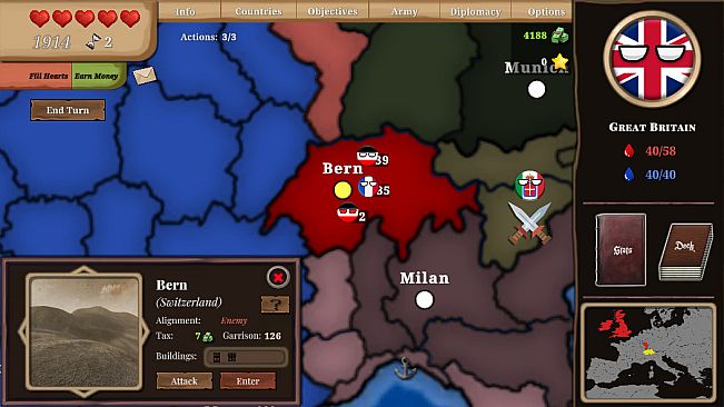 Countryball: Europe 1890