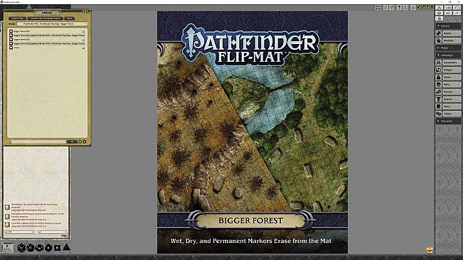 Fantasy Grounds - Pathfinder RPG - Pathfinder Flip-Mat - Bigger Forest