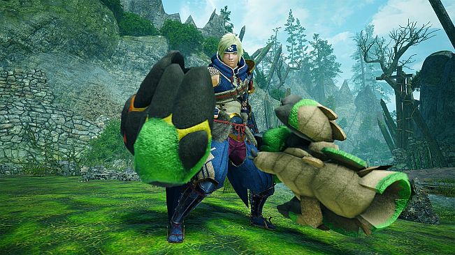 Monster Hunter Rise - "Stuffed Garangolm" Hunter layered weapon (Charge Blade)