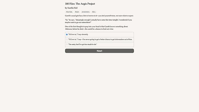 180 Files: The Aegis Project