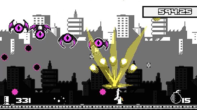 Unichrome: A 1-Bit Unicorn Adventure