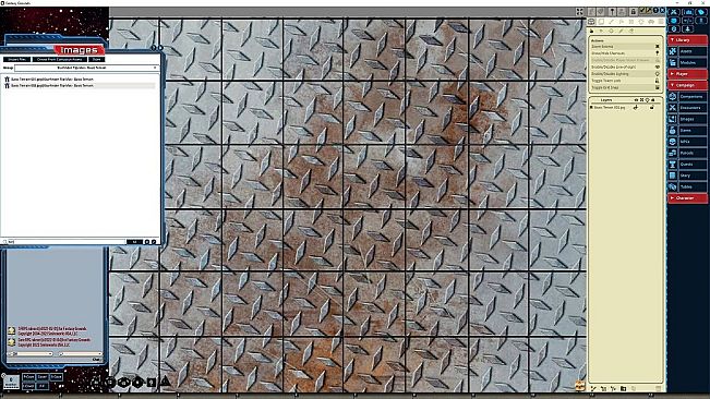 Fantasy Grounds - Starfinder RPG - Flip-Mat - Basic Terrain