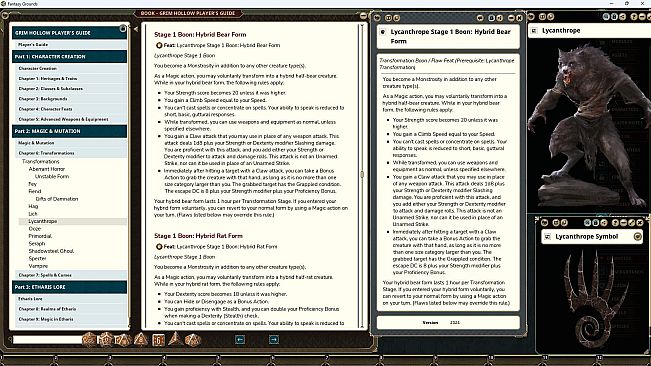 Fantasy Grounds - Grim Hollow: Player's Guide